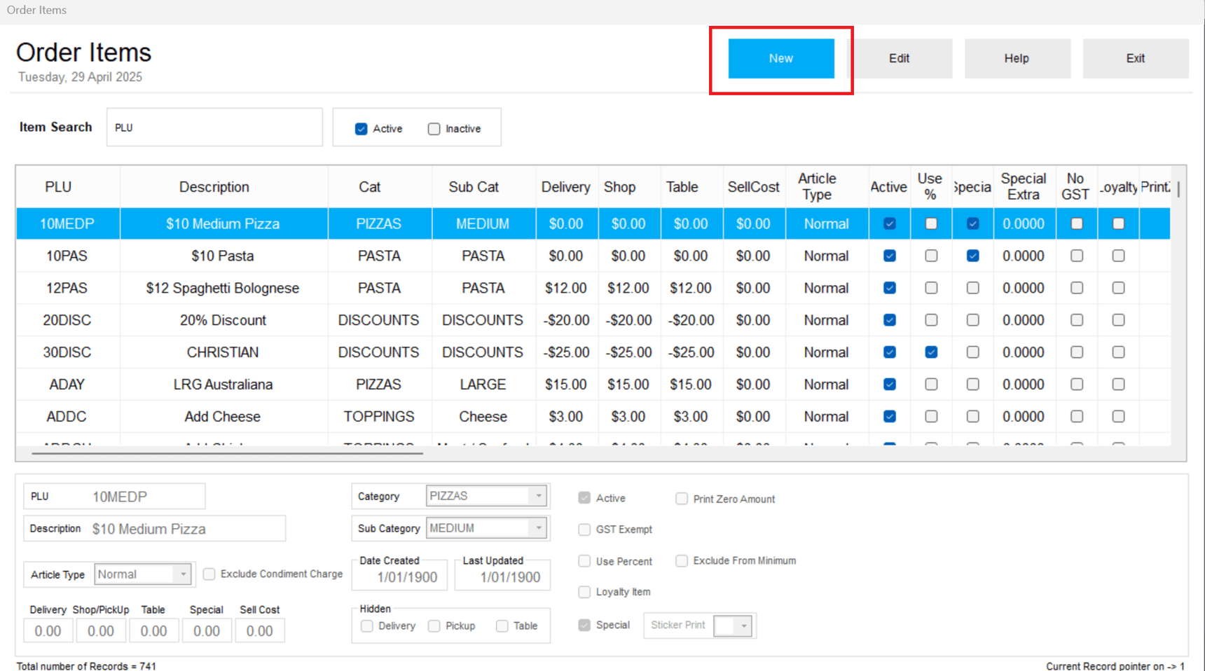 How to Add a New Item (PLU Code) to DPOS