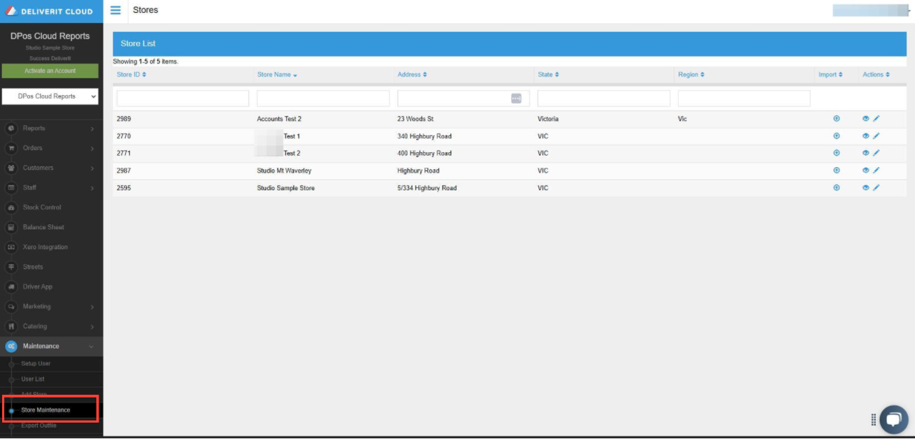 How to Add a New Store to Deliverit Cloud.