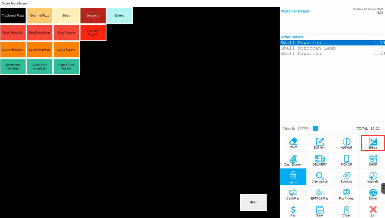adding and removing menu items when changing orders in... How to Add or Remove Extras on the Orders Screen.