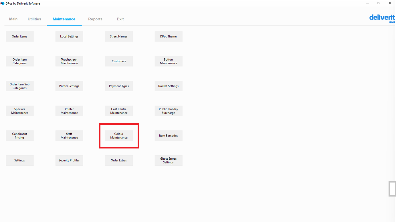 Screen Heading How to Change Make Screen Order Header Colours.