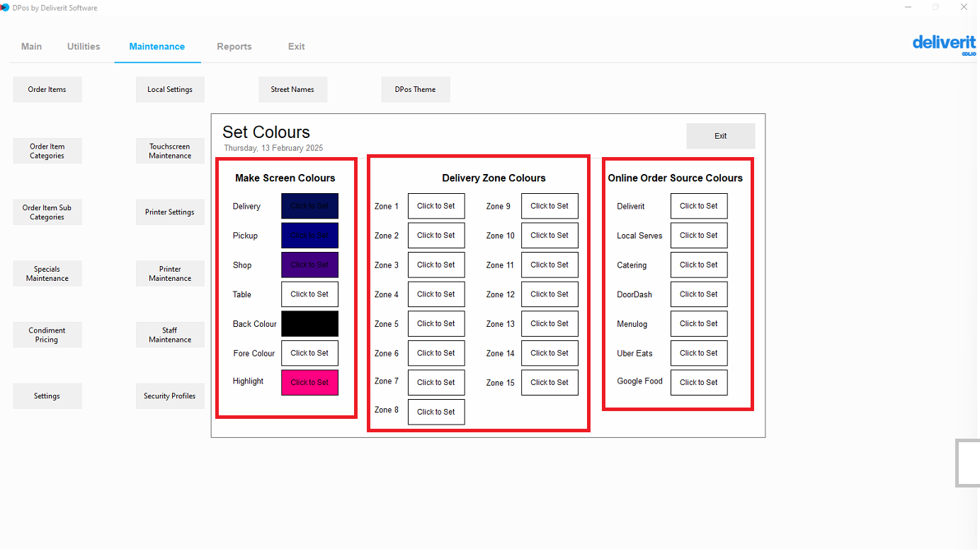 Header Colous How to Change Make Screen Order Header Colours.
