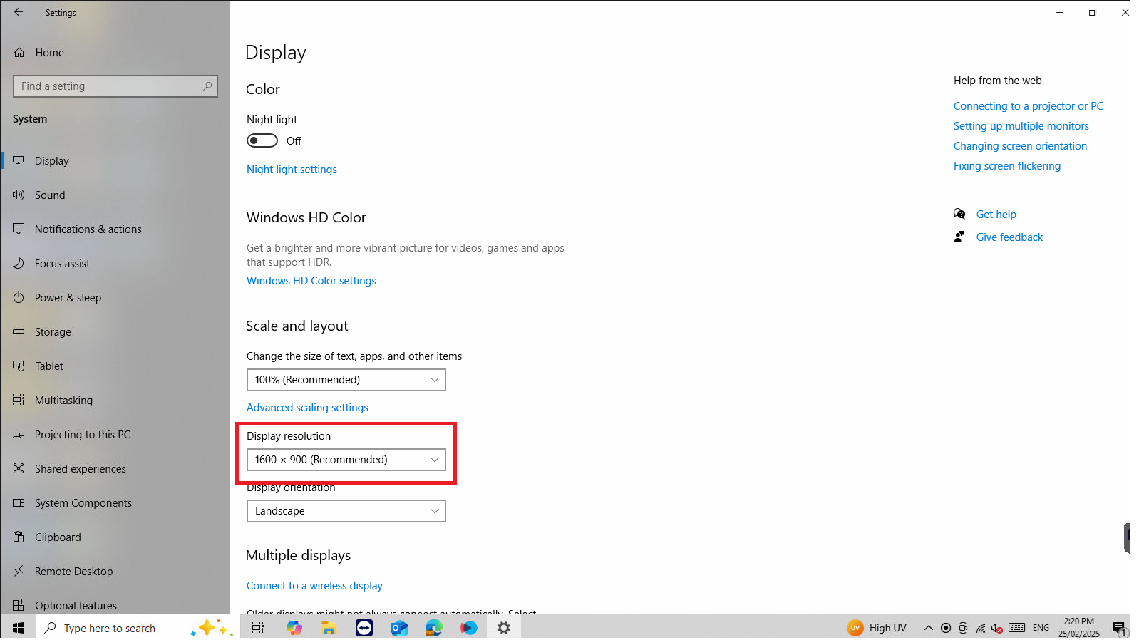 How to Change Display Resolution on Window.