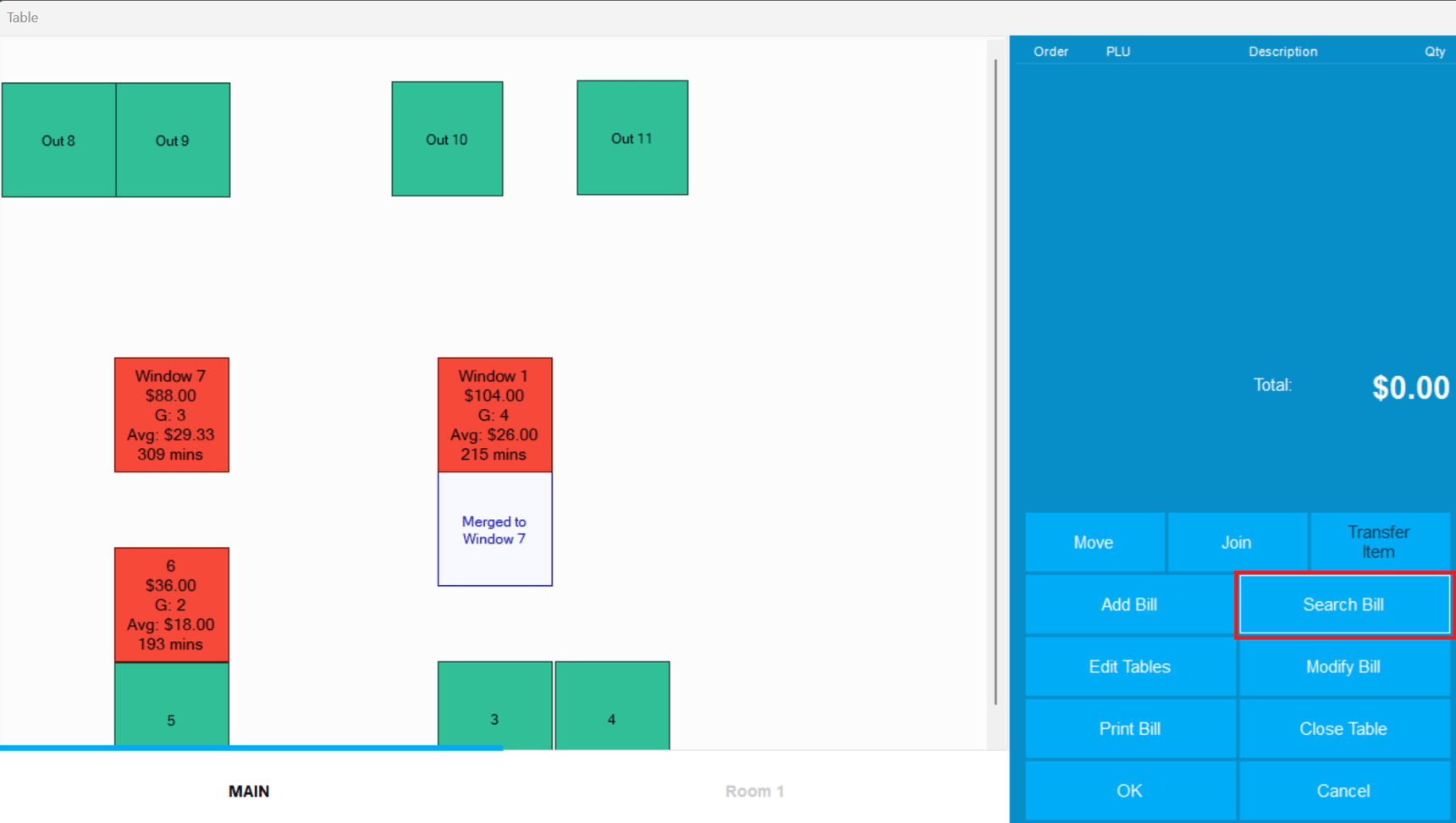 How to Reprint a Table Bill (Restaurant Module)