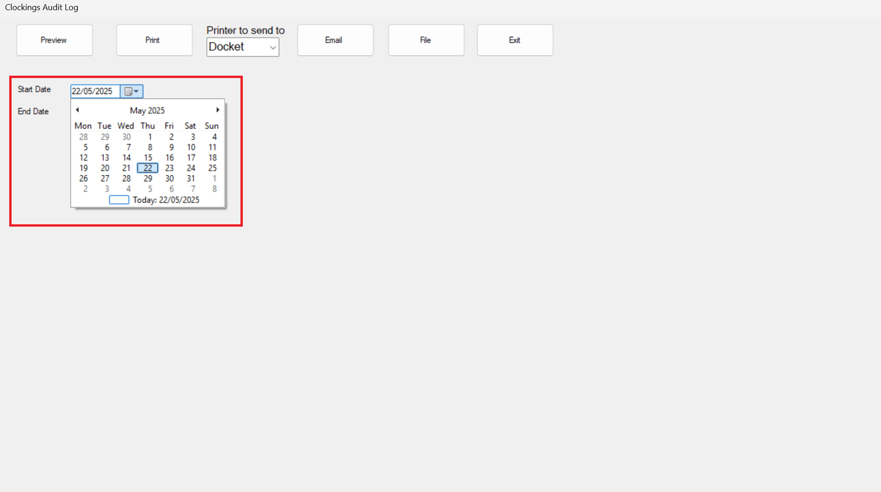How to Run the Clocking Audit Report in DPOS