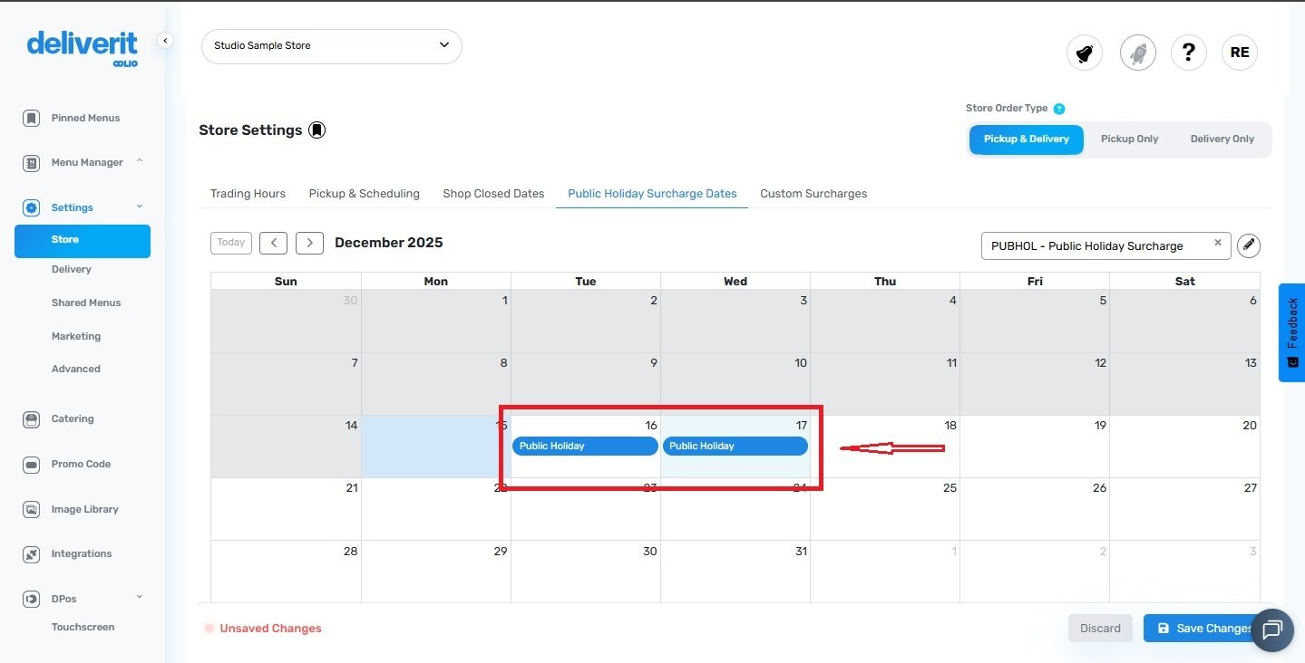 How to Set Shop Closure Dates For an Online Ordering Website