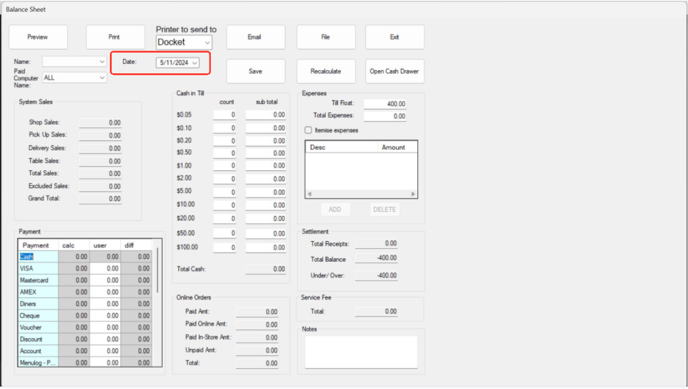 How to Access Your Balance Sheet on DPOS 11