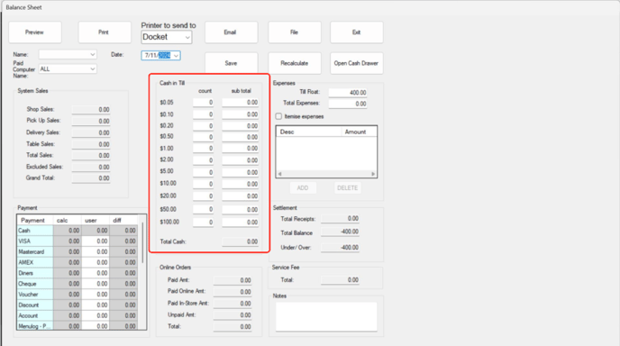 How to Access Your Balance Sheet on DPOS 7