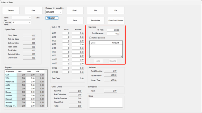 How to Access Your Balance Sheet on DPOS 9